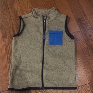 Carter's Tan and Blue Kids Vest